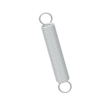 Extension Spring, O= .625, L= 4.00, W= .063 -  ZORO APPROVED SUPPLIER, G109961735